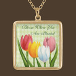 Spring Tulips Necklace necklaces