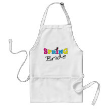 Springtime Bride T-shirts and Gifts Aprons