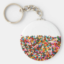 Sprinkles-Filled Keychain