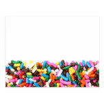 Sprinkles Filled Postcard