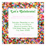 Sprinkles Party Invitations