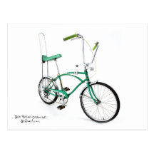 Spyder 5 Speed Bicycle Postcard