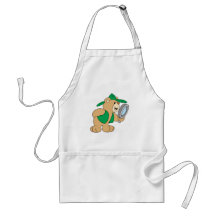 Spying Detective Bear Aprons