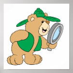 Spying Detective Bear posters
