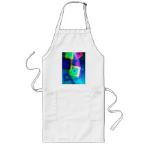Squarbstract Long Apron
