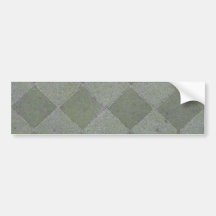Square Floor Tiles Texture Background Bumper Sticker