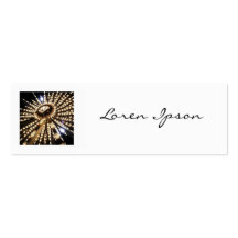 Square Photo - Big Wheel Business Card