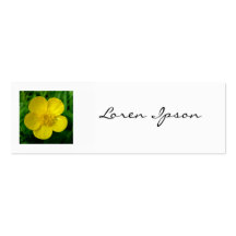 Square Photo - Buttercup Business Card Templates