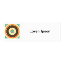 Square Photo - Colourful  Circle 02 Business Card Templates