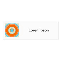 Square Photo - Colourful  Circle 03 Business Card Templates