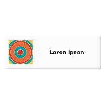 Square Photo - Colourful  Circle 05 Business Card Template