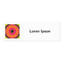 Square Photo - Colourful  Circle 06 Business Card