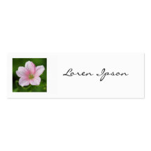 Square Photo - Geranium Business Card Templates