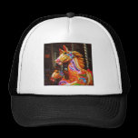 Square Photo - Merry-go-round Horses 02 hats
