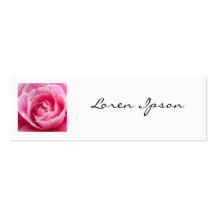 Square Photo - Pink Camelia Business Card Templates