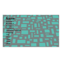 Square & Rectangles Business Card Template