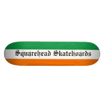 Squarehead Skateboards Irish Deck