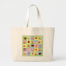 Squares of Treats Tote Bag