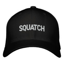 SQUATCH EMBROIDERED BASEBALL CAPS