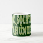 Squatch hunter on camouflage mugs
