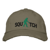 Squatch  with large bigfoot logo baseball cap