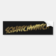 SQUATCHWATCH Sasquatch Bumper Sticker