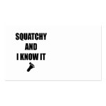 Squatchy and I Know It Business Card Templates