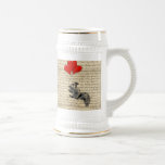Squirrel and heart balloons mugs