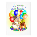 Squirrel Birthday Invites
