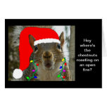 Squirrel Christmas Card