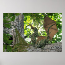 Squirrel Dragons Print