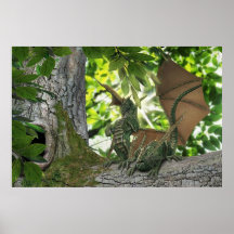 Squirrel Dragons Print