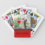 Squirrel Drinking a Cocktail Bicycle Card Decks
