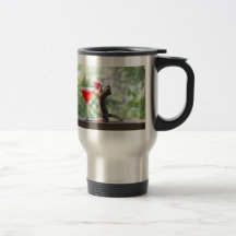 Squirrel Drinking Tropical Drink Coffee Mugs