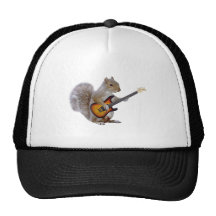 Squirrel Guitar Trucker Hat