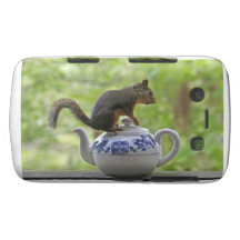 Squirrel on a Teapot Case-Mate Blackberry Case