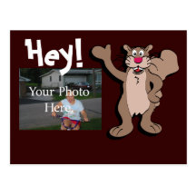 Squirrel Personalised Post Card
