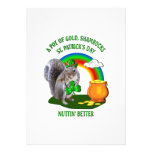 Squirrel St. Patrick's Day Invite