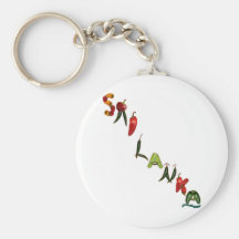 Sri Lanka Chilli Peppers Keychains