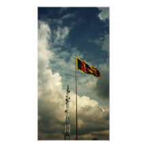 Sri Lankan Flag Photo Art