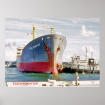 SS ESSO FRANKFURT PRINT