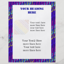 SsParade Divine Blues Personalised Flyer