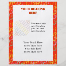 SsParade Orange Glow Personalised Flyer