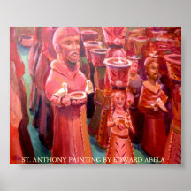 St Anthony Statues Poster