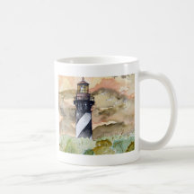 St Augustine Florida lighthouse painting Coffee Mug