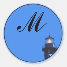 St Augustine Lighthouse Round Stickers