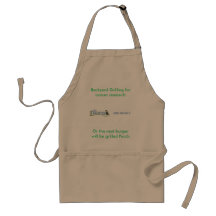st_baldricks_logo, Backyard Grilling for cancer... Apron