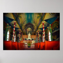 St Benedicts Painted Church Poster