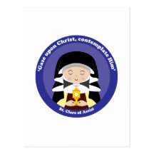 St. Clare of Assisi Postcards