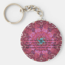 St. Francis of Assisi animal rights quote Key Chain